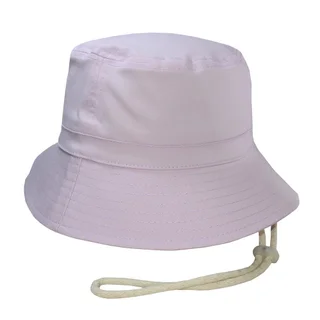 #401522VEIALIP - Bucket hat con cordón en gabardina lila. - Vista 3