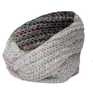 Cuello tejido tubular blanco - Vista 1