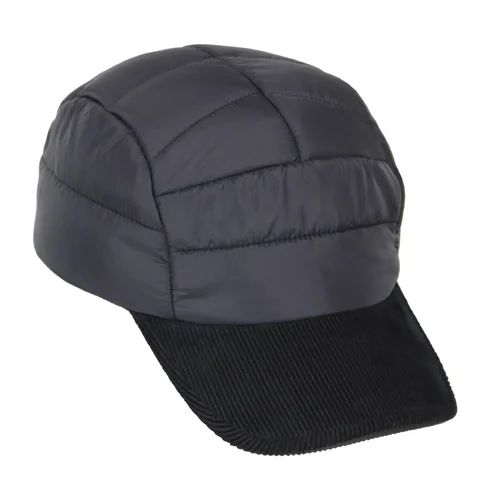 #521410BK - Gorra 5 paneles puffer negro