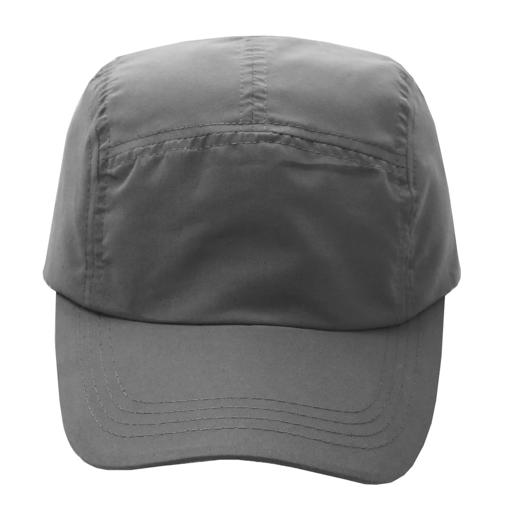 #108690DG - Gorra deportiva para adulto tafeta gris