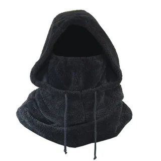 Capucha Peluche Negro - Vista 4