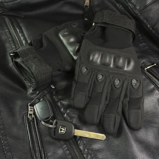 Guantes tacticos negros - Vista 4