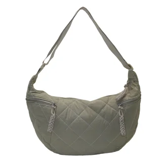 #271062BG - Tote bag puffer con cierres beige - Vista 1