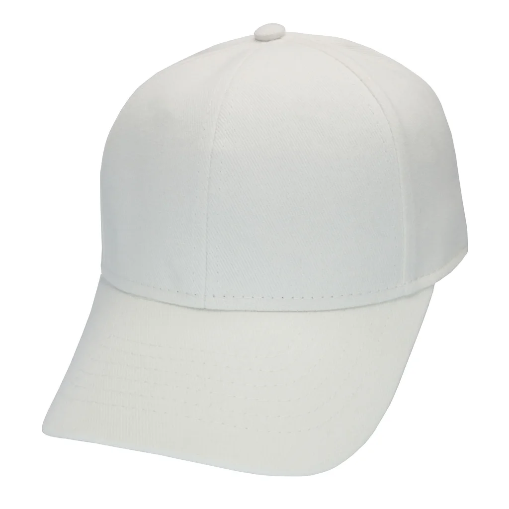 #107960WH - Gorra de adulto visera curva ajuste de hebilla
