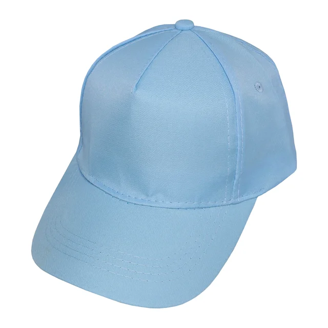 #1254cl - Gorra infantil visera curva 5 gajos celeste