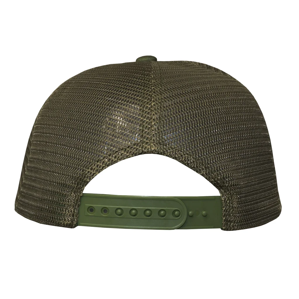 #106940MG - Gorra trucker microcanvas de adulto visera curva.