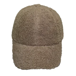 #108620BG - Gorra 6 gajos de corderito beige - Vista 2