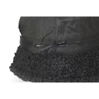 #142962BK - Sombrero piluso en corderito negro de adulto. - Vista 2