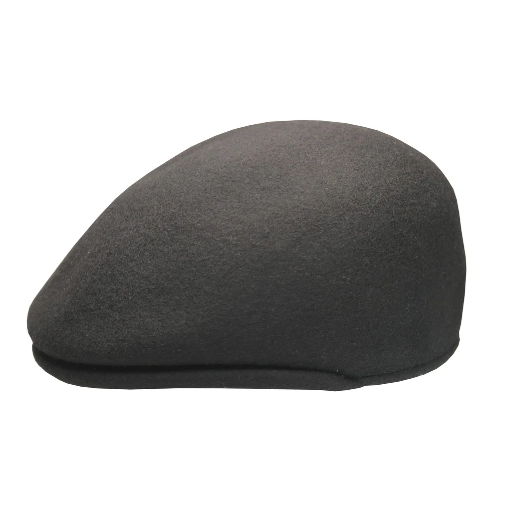 #150011BK - Gorra de fieltro de lana tipo inglesa