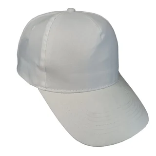 #1258wh - Gorra 5 gajos visera curva blance - Vista 2