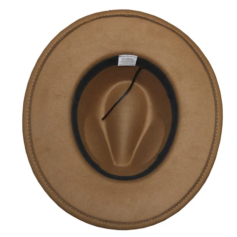 #241460KK - Sombrero de fieltro caqui para adulto.