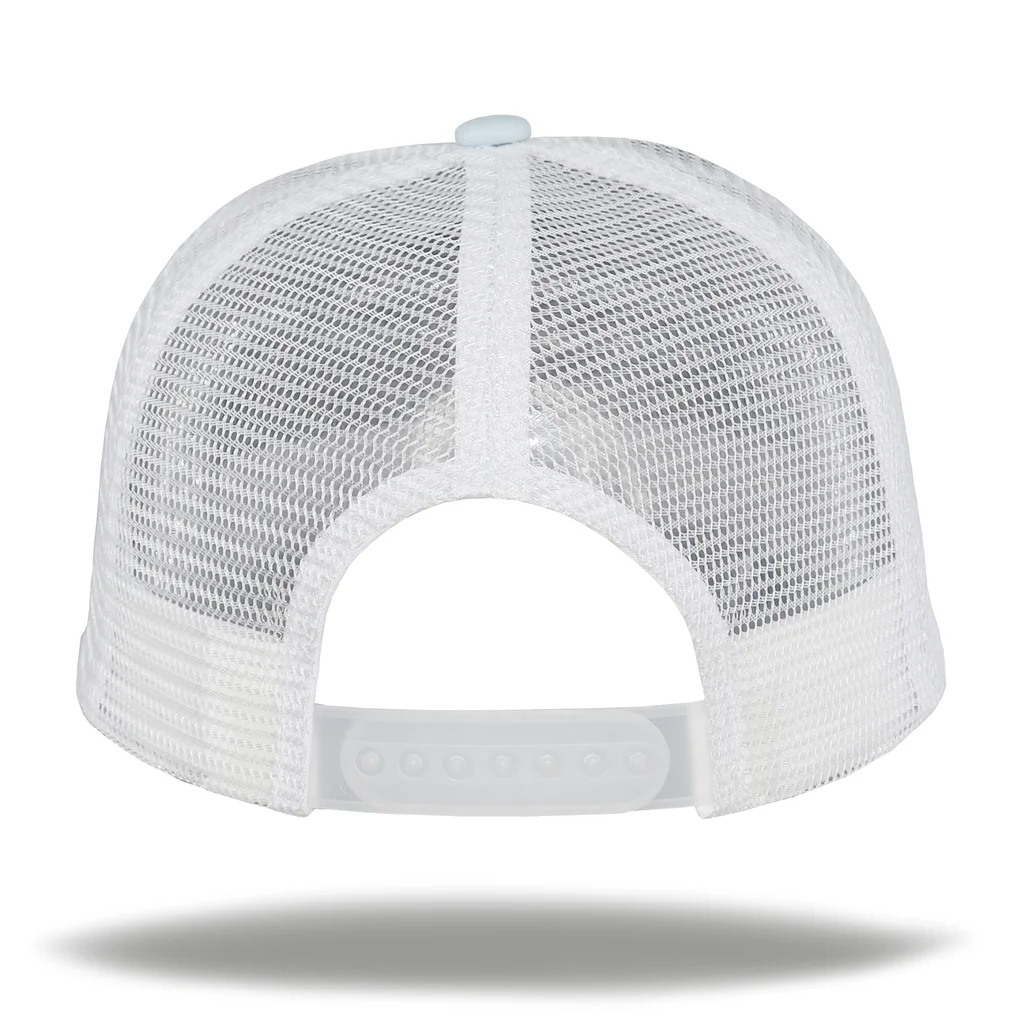 #108372CLWH - Gorra trucker premium 5 gajos visera curva