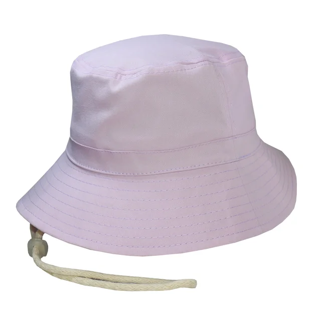 #401522VEIALIP - Bucket hat con cordón en gabardina lila.