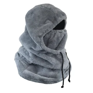 Capucha Peluche Gris - Vista 5