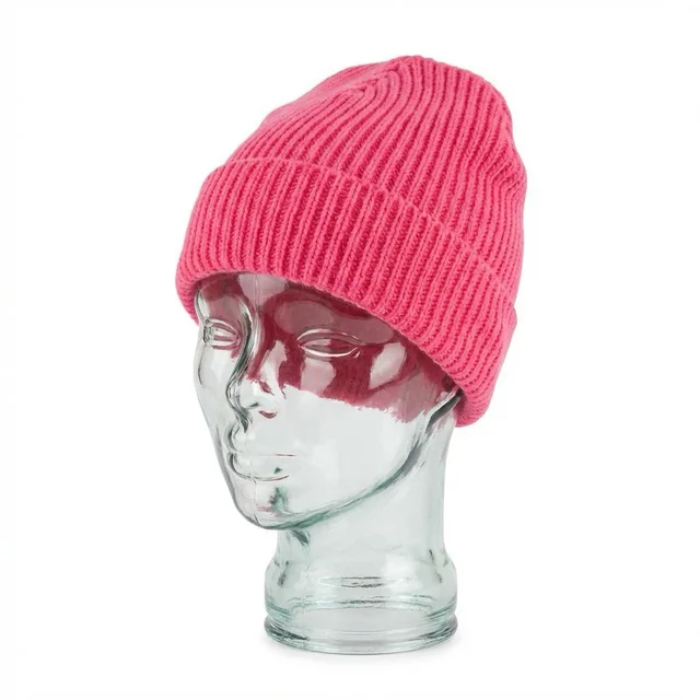 #53600rs - Gorro canelón simple con puño ancho
