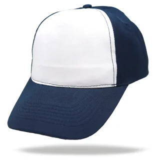 #1058NYWH - GORRA 5 GAJOS VISERA CURVA CON FRENTE BLANCO - Vista 1