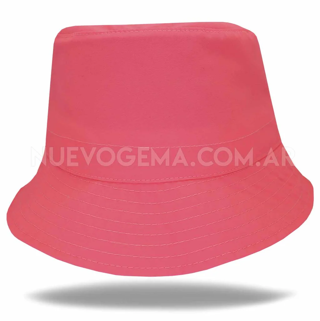 #142730RF - Sombrero piluso de adulto en rosa fluo