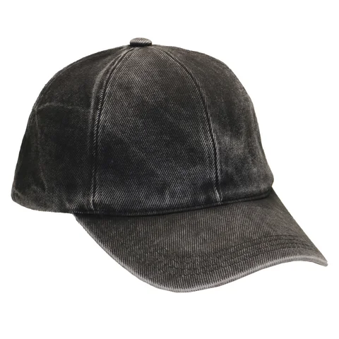 #108710BK - Gorra jean de adulto visera curva ajuste de hebilla