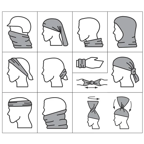 BANDANA MULTIUSO LISA UNISEX.