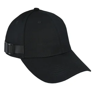 #108530BK - Gorra visera curva negra con hebilla pasador plástico. - Vista 3