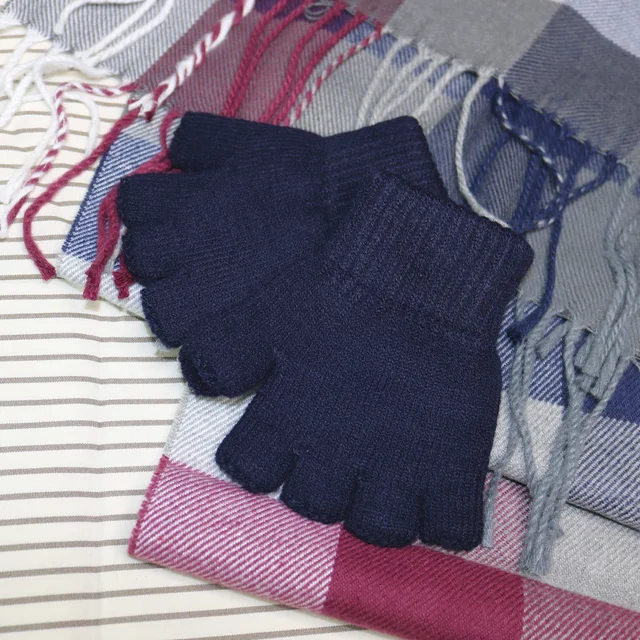 Guantes magicos sin dedos color azul