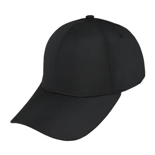#108500BK - Gorra deportiva para adulto 6 gajos negra - Vista 1