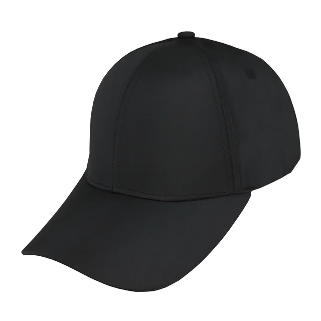 #108500BK - Gorra deportiva para adulto 6 gajos negra