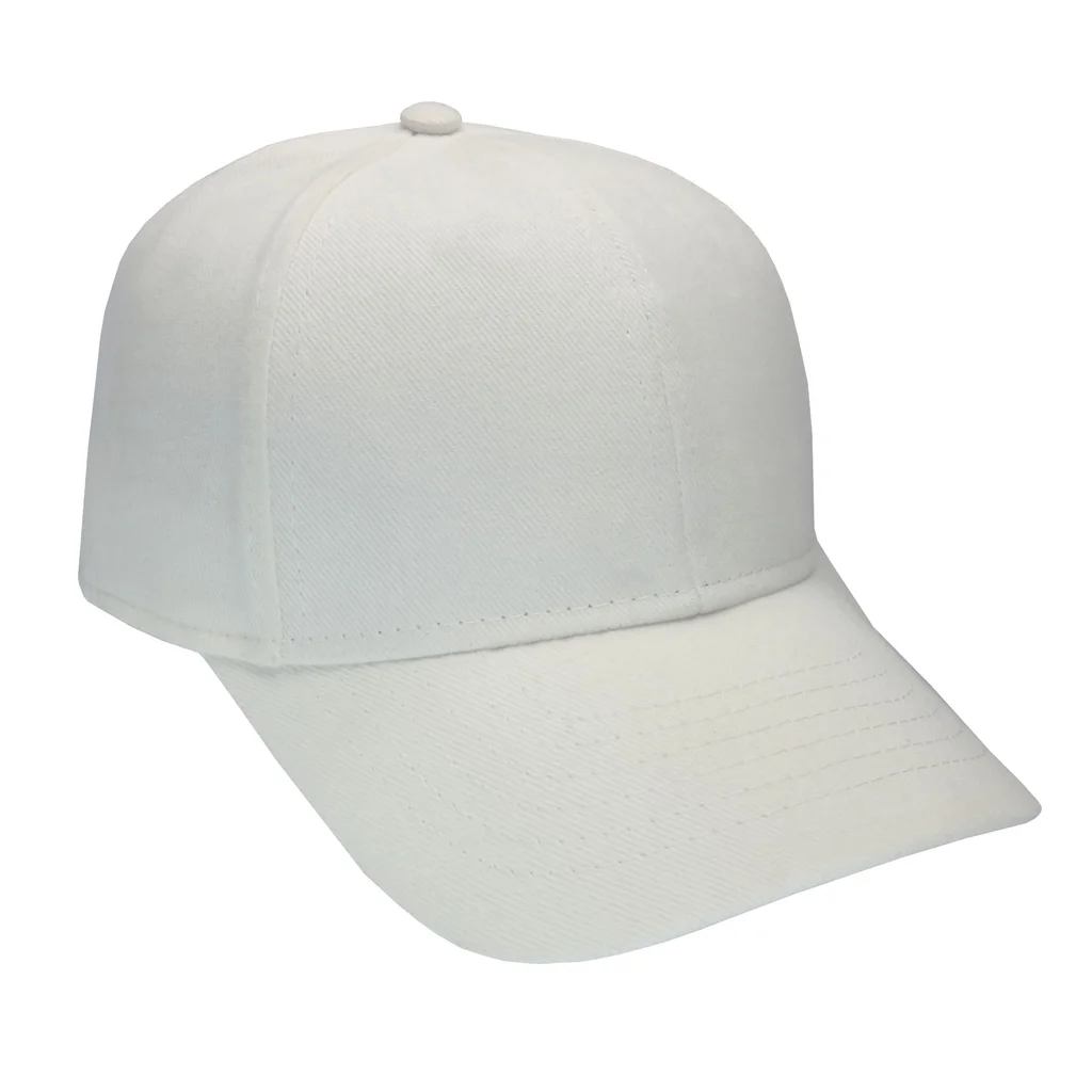 #107960WH - Gorra de adulto visera curva ajuste de hebilla