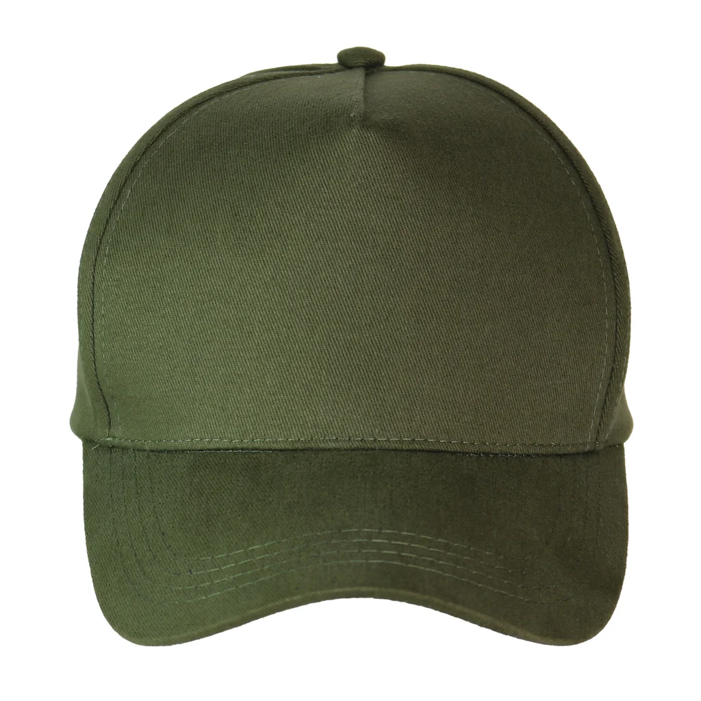 #107110MGMG - Gorra 5 paneles de gabardina con visera curva