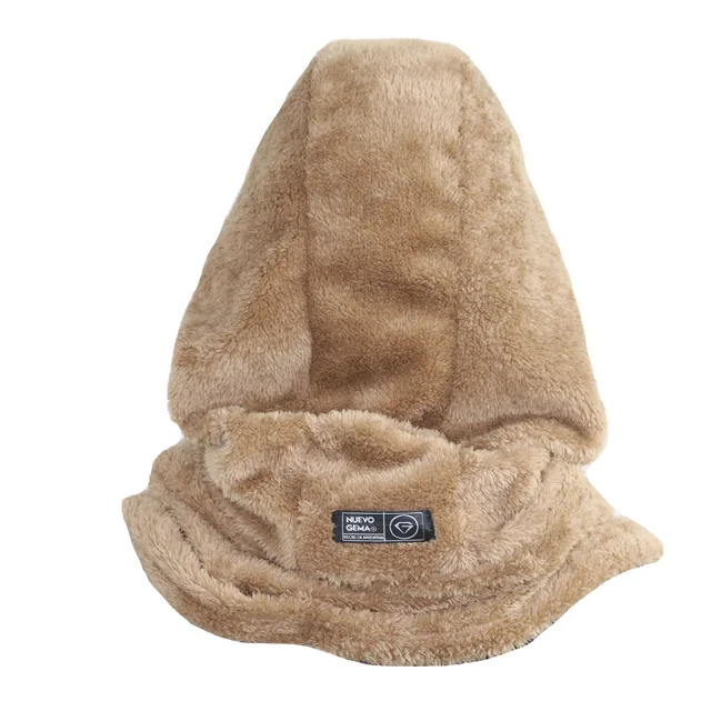 Capucha Peluche Beige