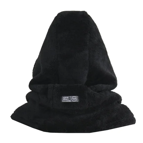 Capucha Peluche Negro