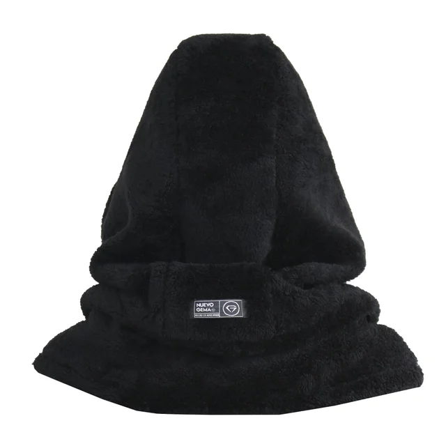 Capucha Peluche Negro