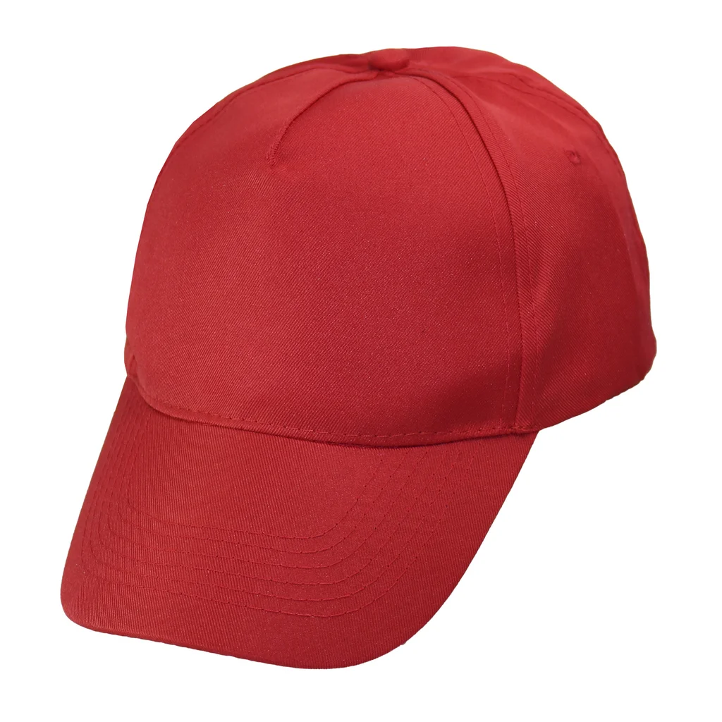 #1258RD - CAP 5 GAJOS VISERA CURVA ADULTO
