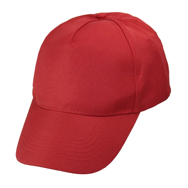 #1258RD - CAP 5 GAJOS VISERA CURVA ADULTO