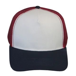 #108590CRBRNY - Trucker canva combinado en crudo bordo y marino - Vista 2