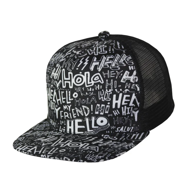 #351101VEIASBNE - Gorra trucker sublimada visera semi curva.