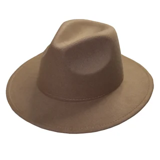 #241460KK - Sombrero de fieltro caqui para adulto. - Vista 1