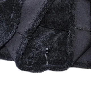 Capucha Peluche Negro - Vista 3