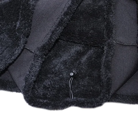 Capucha Peluche Negro