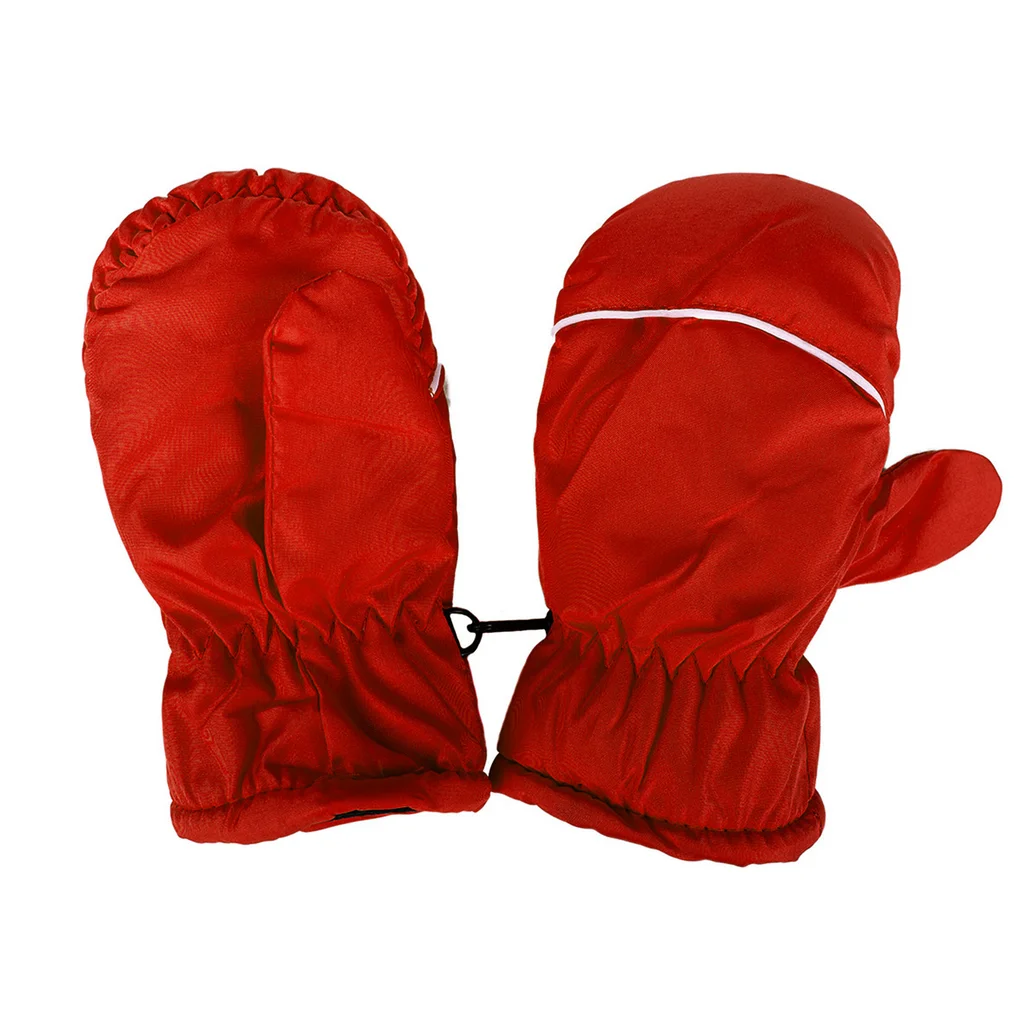 #502894RD - MITONE SKI CON VIVO INFANTIL ROJO