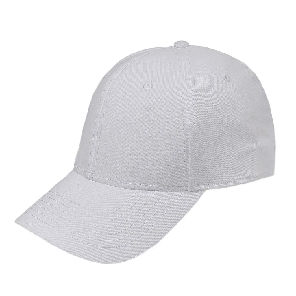 #10515WH - GORRA VISERA CURVA TAFILETE ELASTIZADO