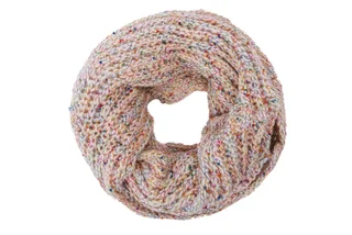 Cuello tejido tubular blanco - Vista 2