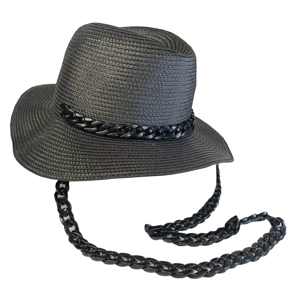 #241252bk - Sombrero indiana de poliéster
