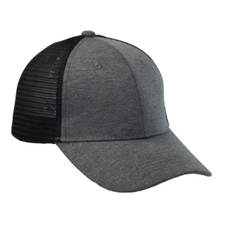 #107731DGBK - Gorra trucker visera curva 6 paneles melange gris. - Vista 3