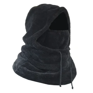 Capucha Peluche Negro - Vista 5