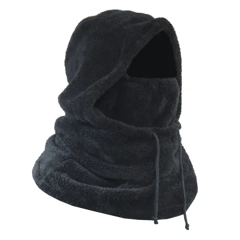 Capucha Peluche Negro