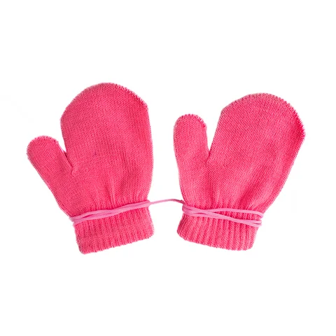 Mitón con cordón de bebé