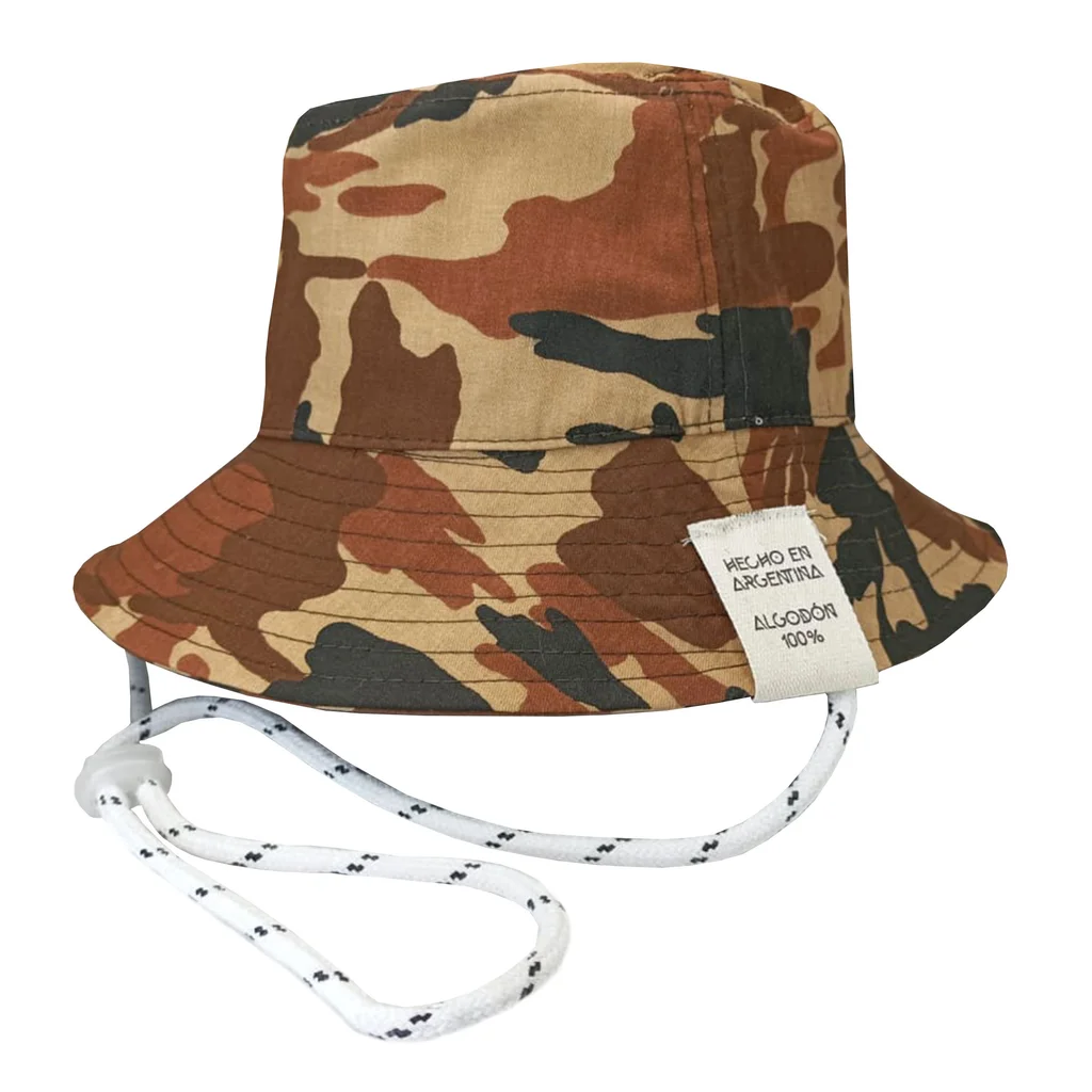 #142920C2 - Boonie hats de gabardina estampada