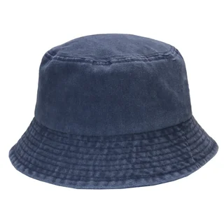 #142870NY - Bucket hat pigmentado prelavado marino - Vista 1