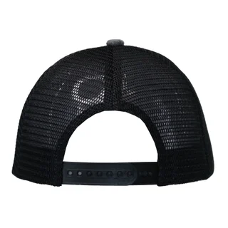 #107731DGBK - Gorra trucker visera curva 6 paneles melange gris. - Vista 4